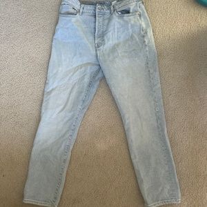 High waisted mom jeans